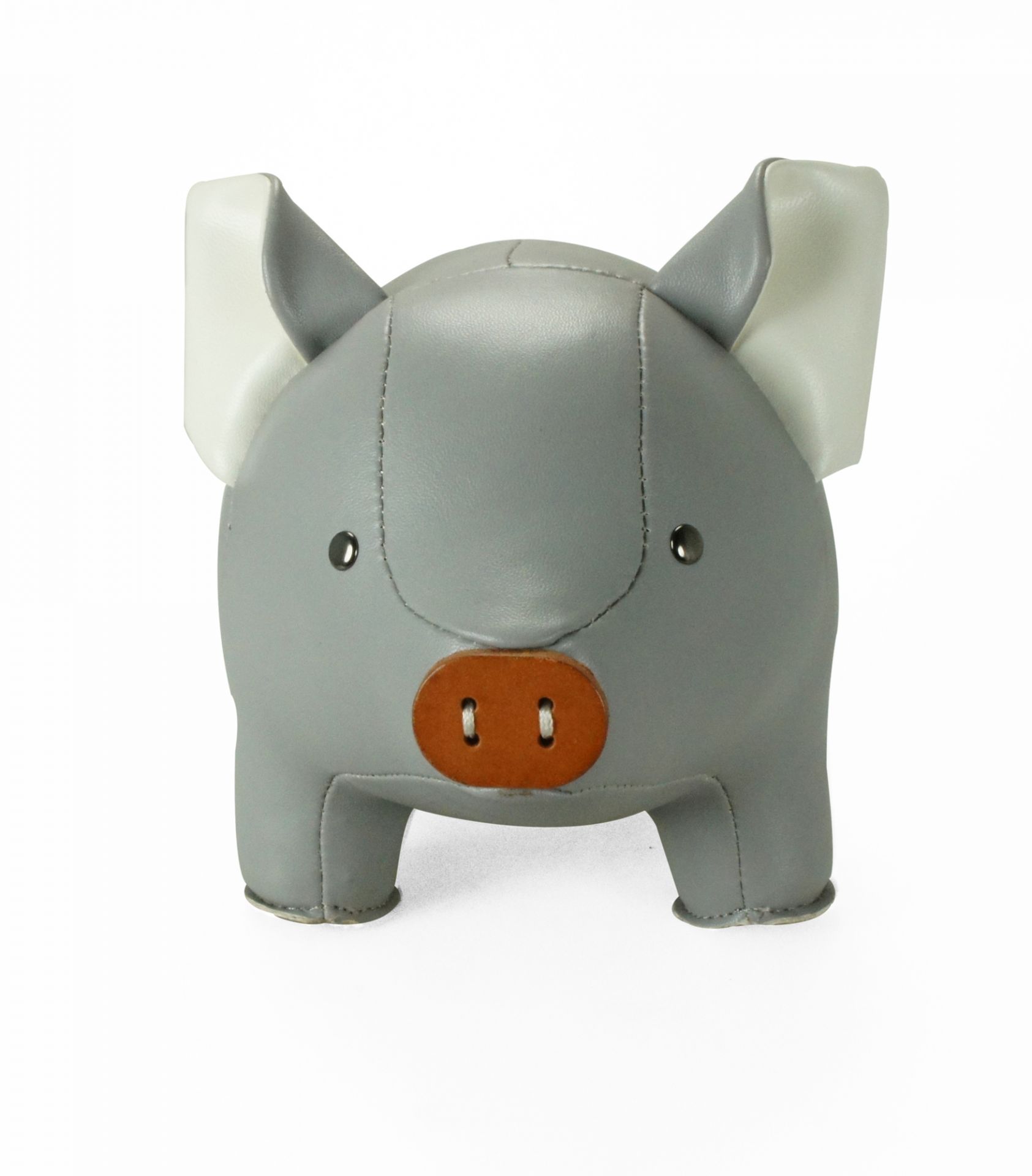 Bookend Classic Pig Grey/White Züny