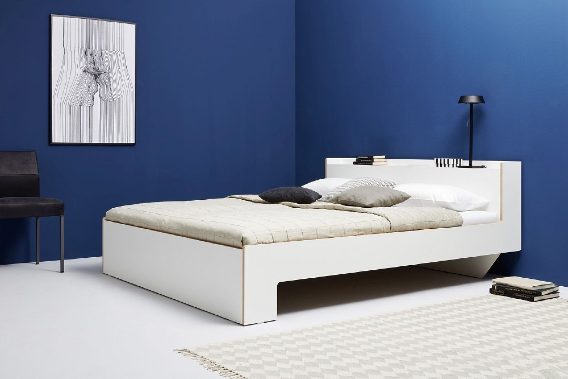 Nook Single Bed Anthracite Müller Möbelwerkstätten 