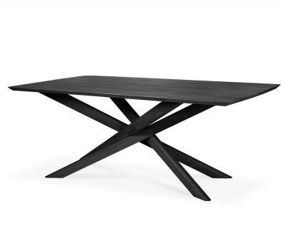 Mikado Dining table rectangular Oak black Ethnicraft