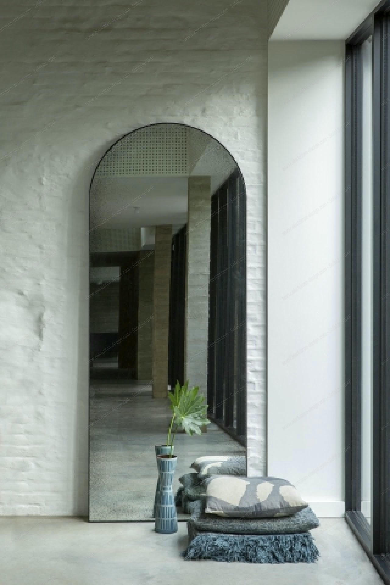Gate Floor Mirror Clear Ethnicraft