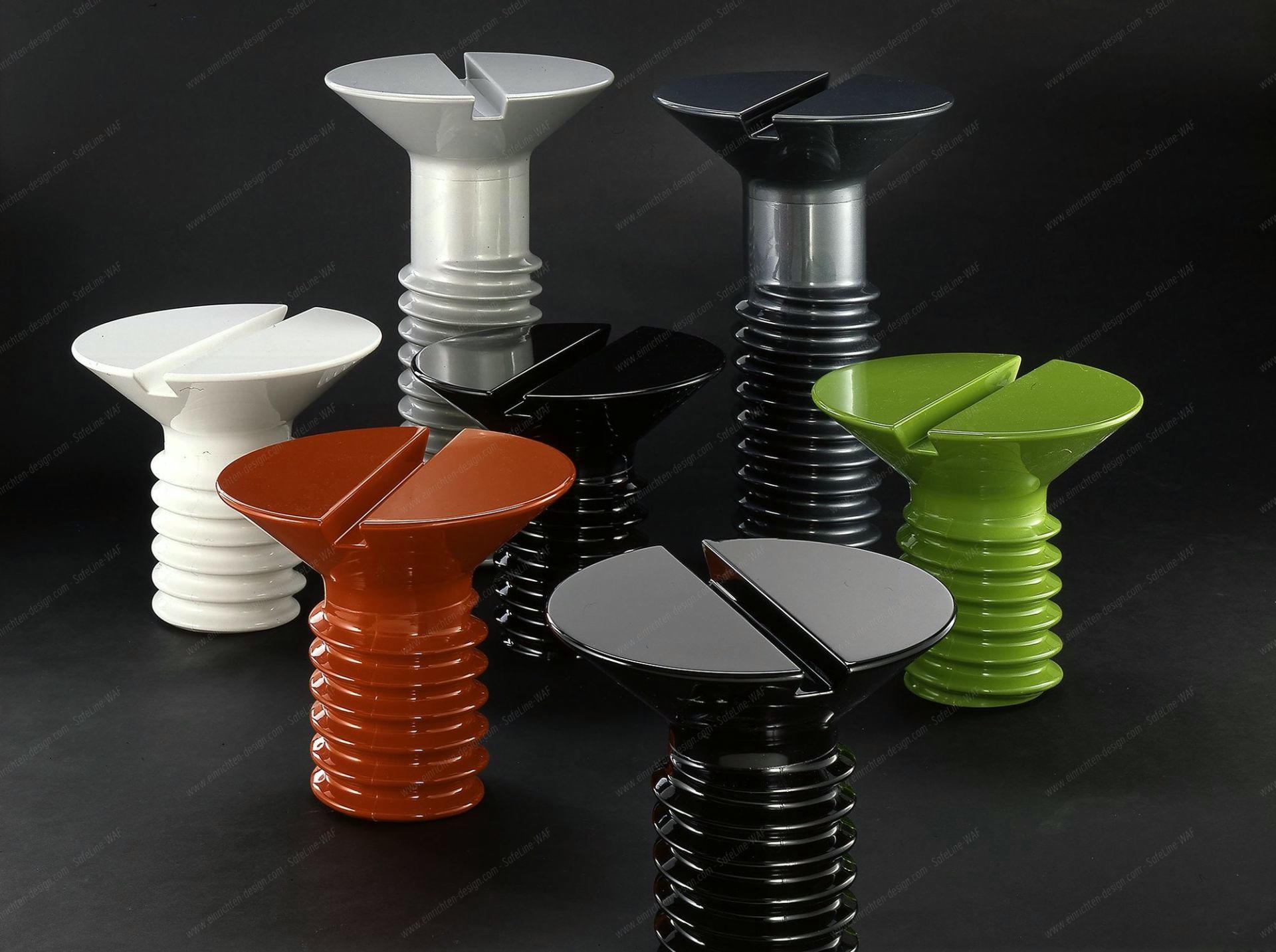 Screw table small silver Eero Aarnio Originals