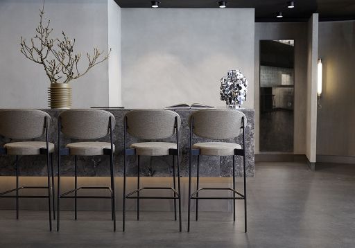 Series 430 Bar Stool Bar stool 75 cm BLACK / REMIX 123 Verpan SINGLE PIECES