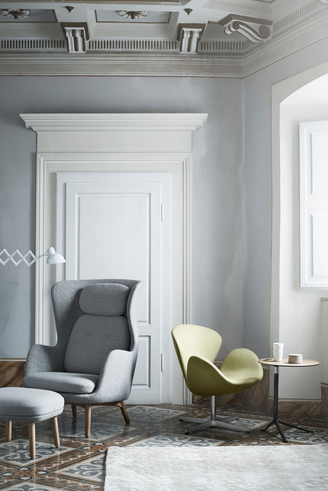 6718 Scissor lamp KAISER idell Fritz Hansen