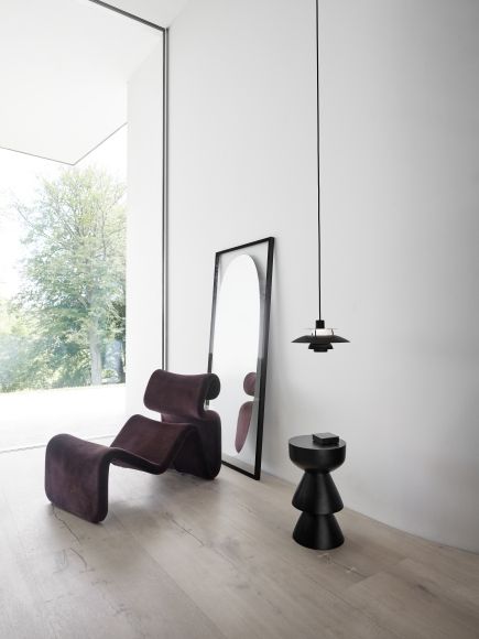 PH 5 Mini Monochrome Pendant light Louis Poulsen Burgundy