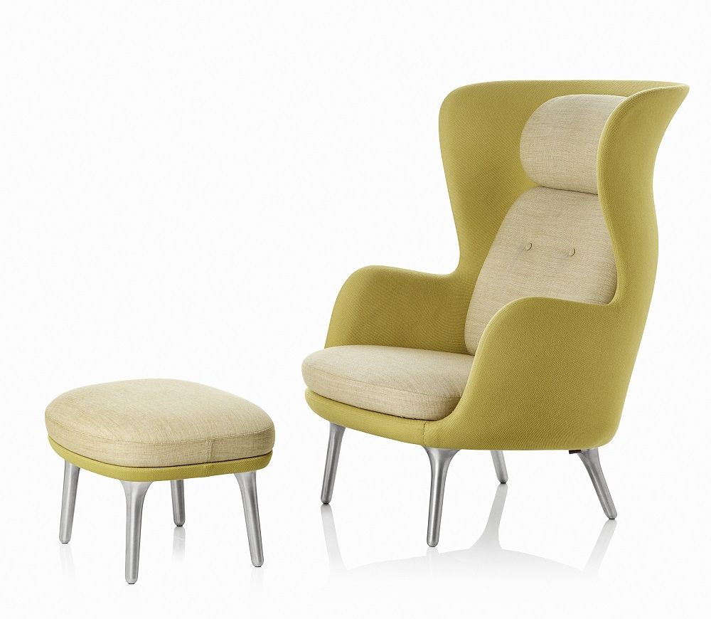 JH11 / JH12 Footstool for Ro Armchair Fritz Hansen