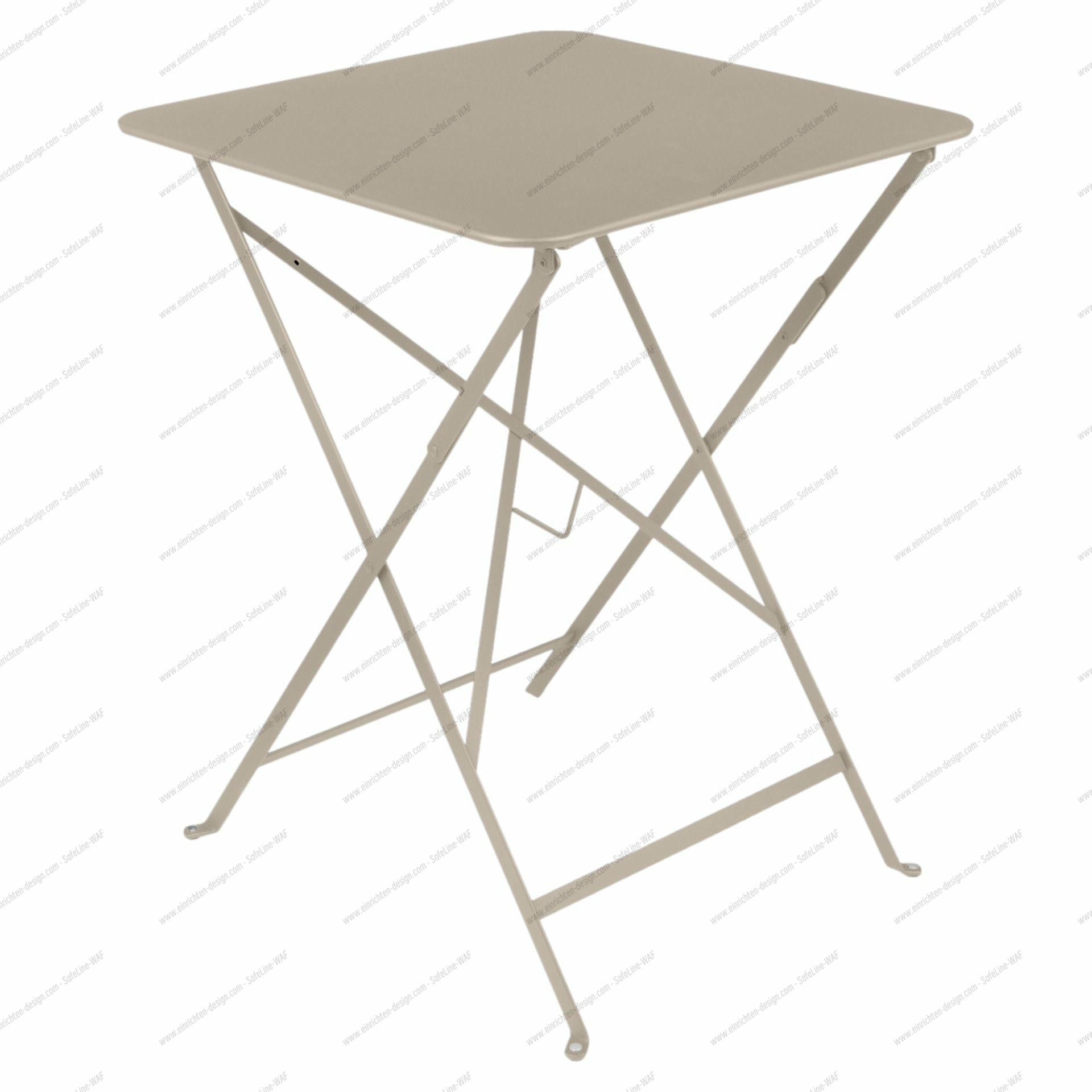 Bistro outdoor folding table square W 57 x D 57 x H 74 cm, MUSKAT Fermob SINGLE PIECES