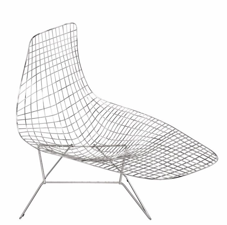 Bertoia Asymmetrical Recliner Knoll International 