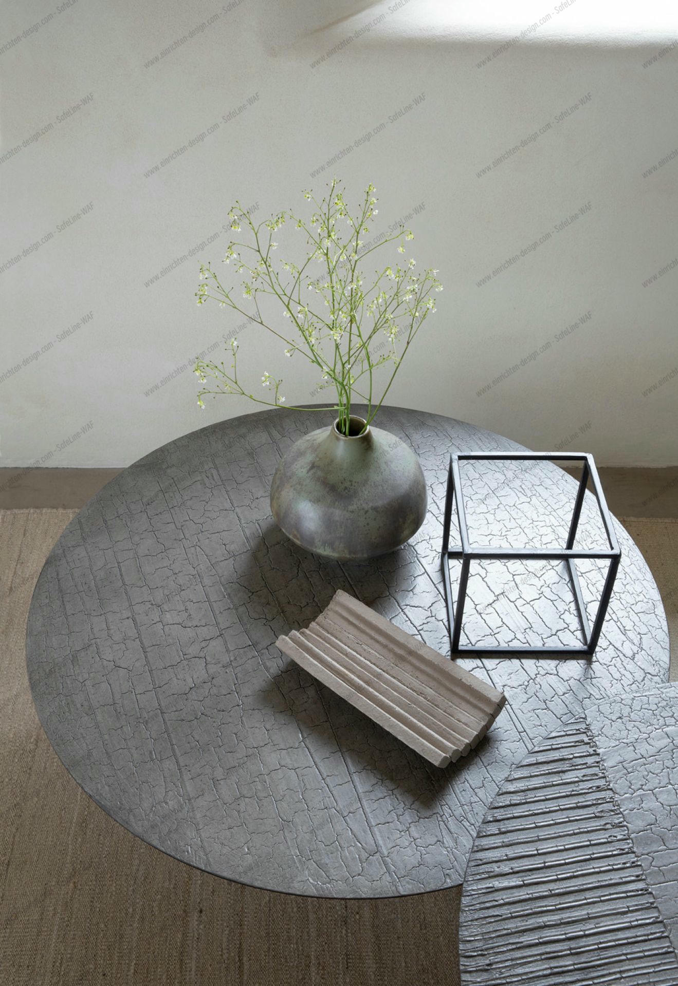 Luna Coffee Table Lava Linear Whisky Ethnicraft
