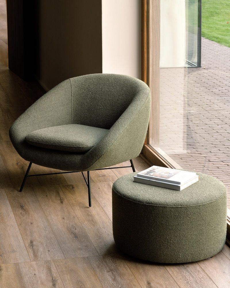 Barrow Lounge Chair Ethnicraft pine green