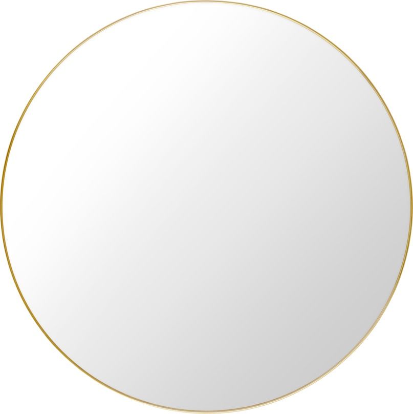 GUBI Wall Mirror Brass Gubi