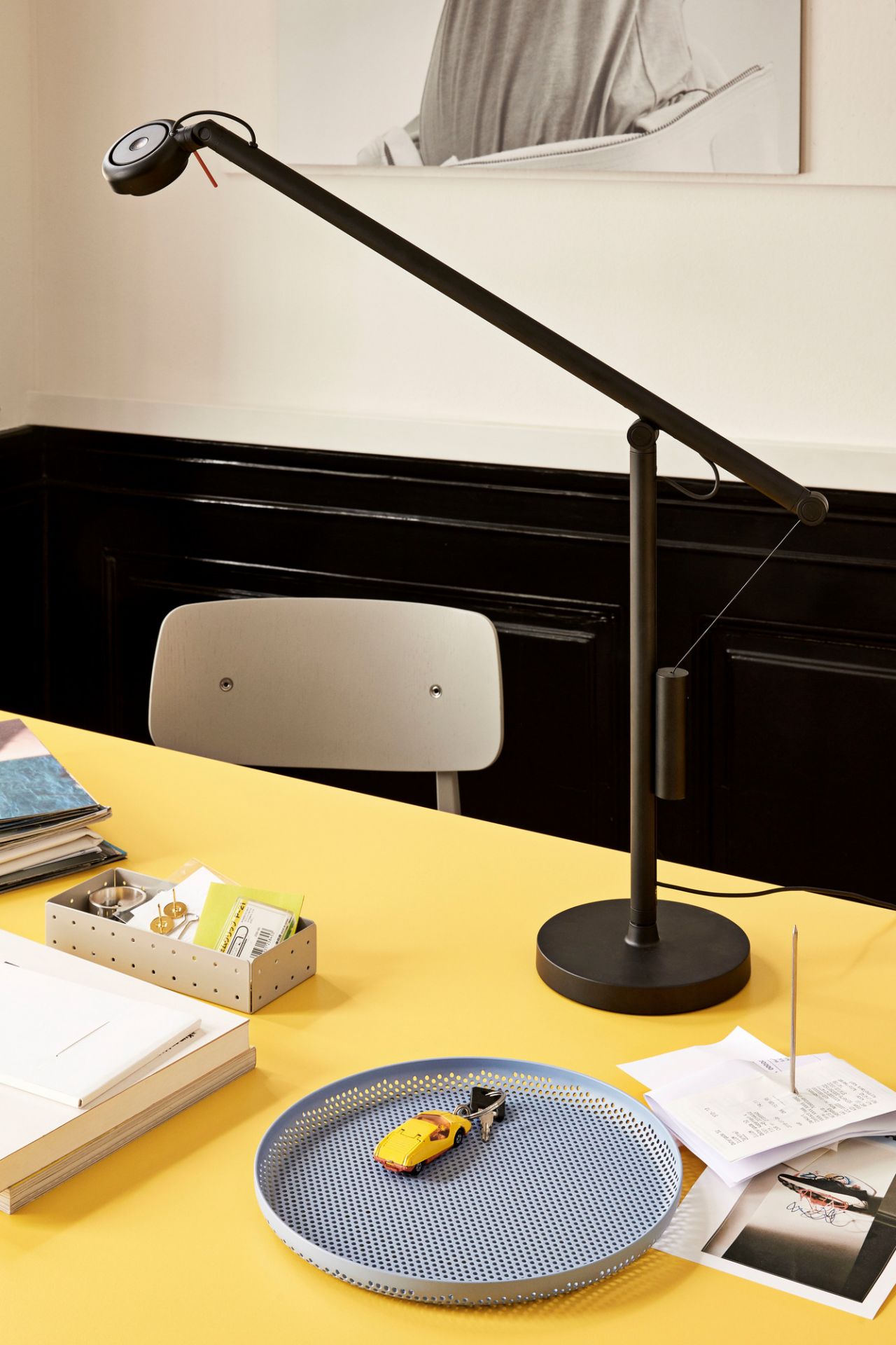 Fifty-fifty Mini Table lamp small Hay black