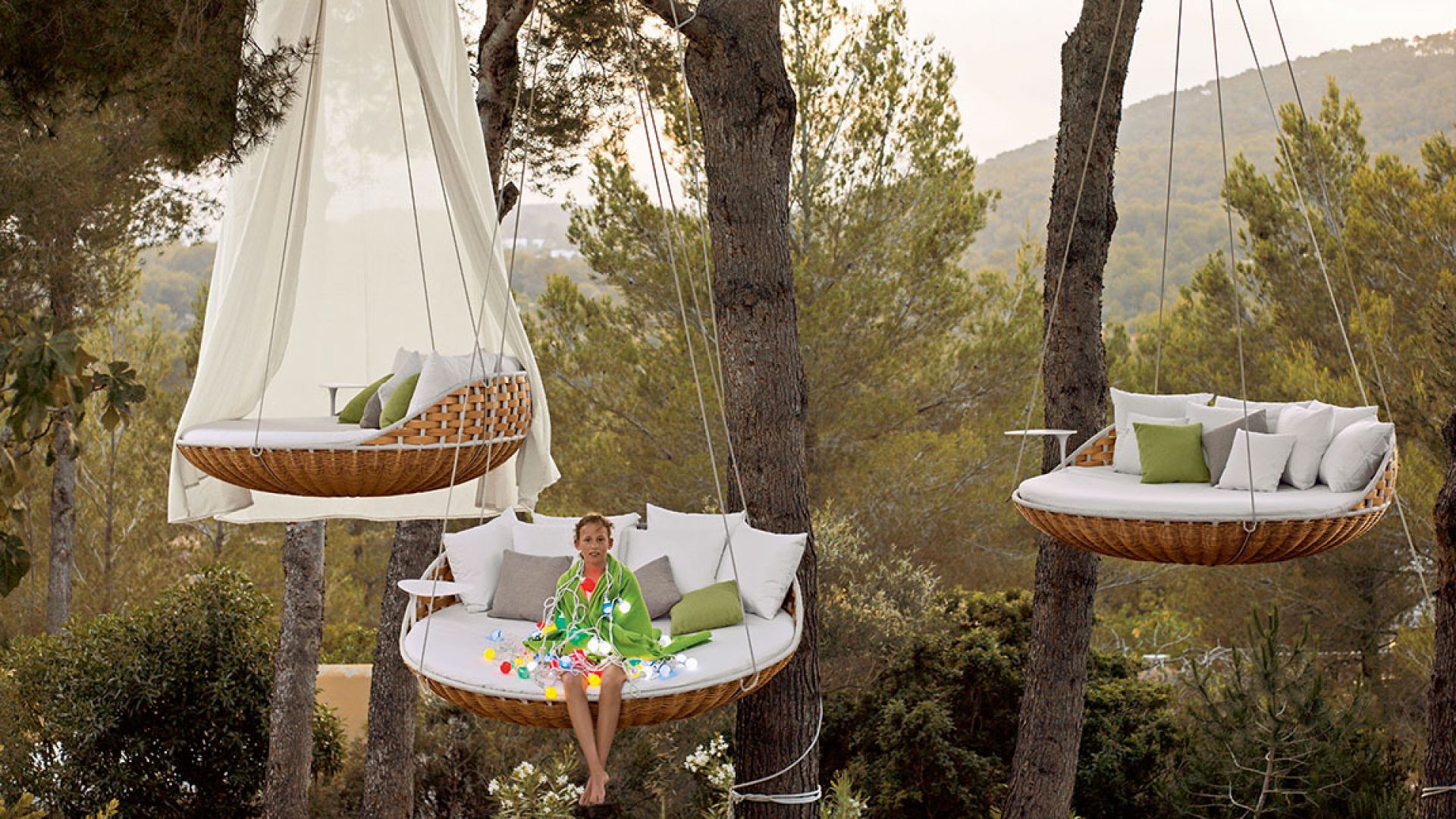 Swingrest Hanging Lounger with Seat cushion Dedon
