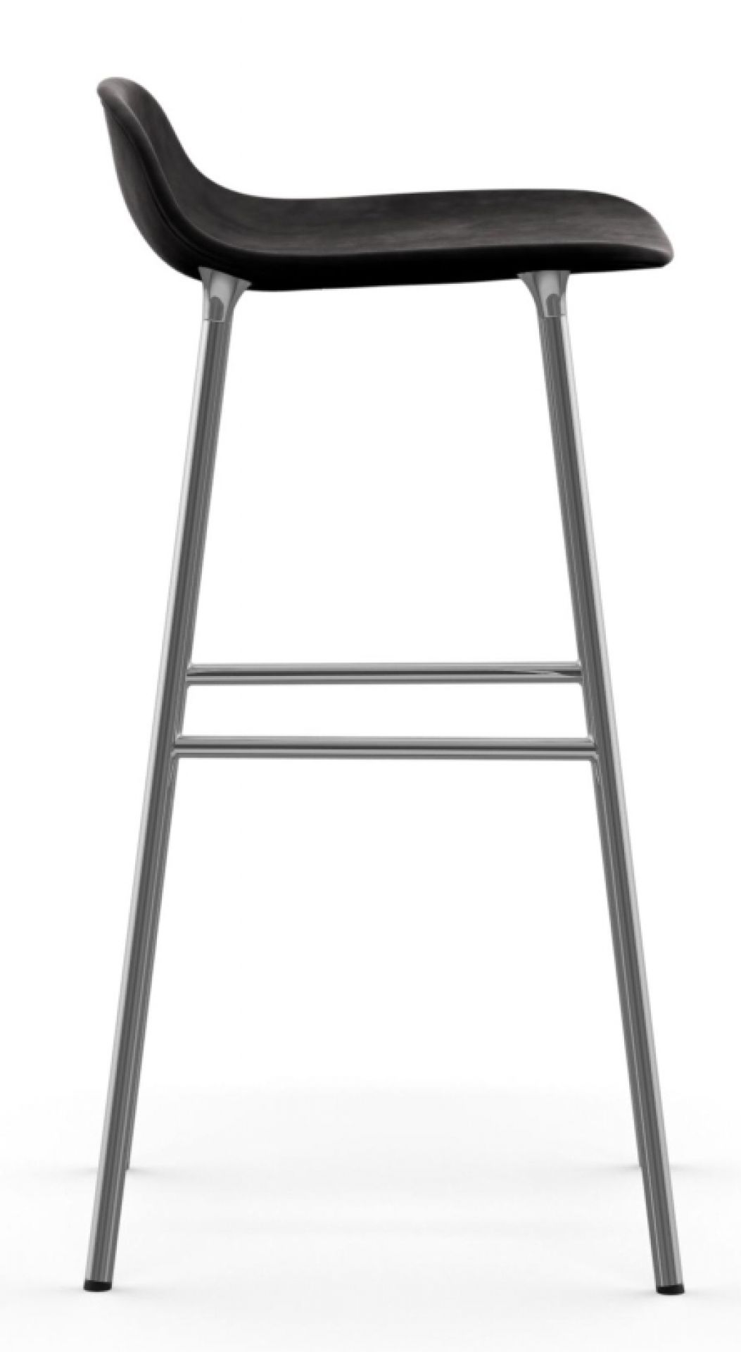 Form Barstool  H 75 cm Steel Upholstered Normann Copenhagen