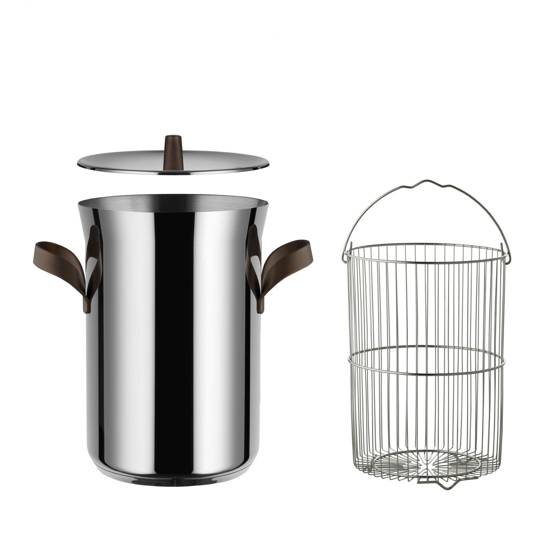 Edo Asparagus Pot with Basket and Lid Alessi