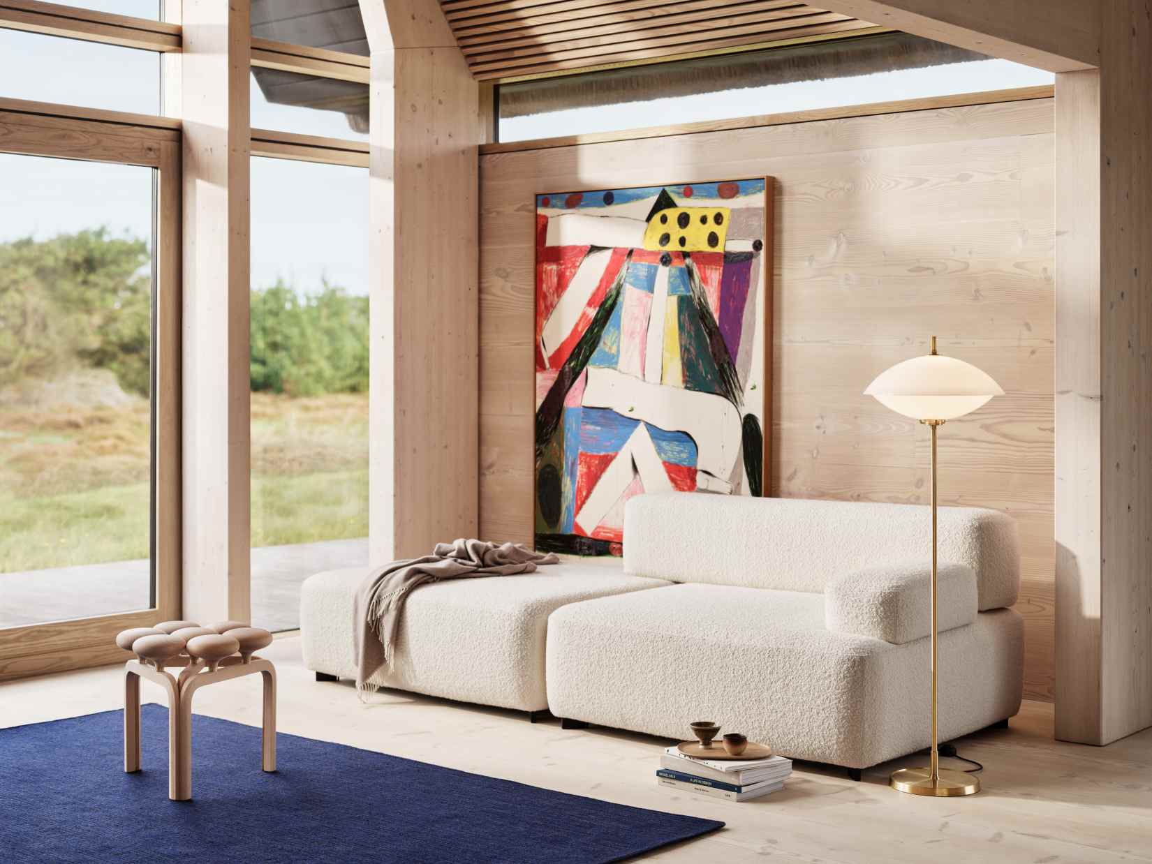 Clam Floor lamp Floor lamp Fritz Hansen 