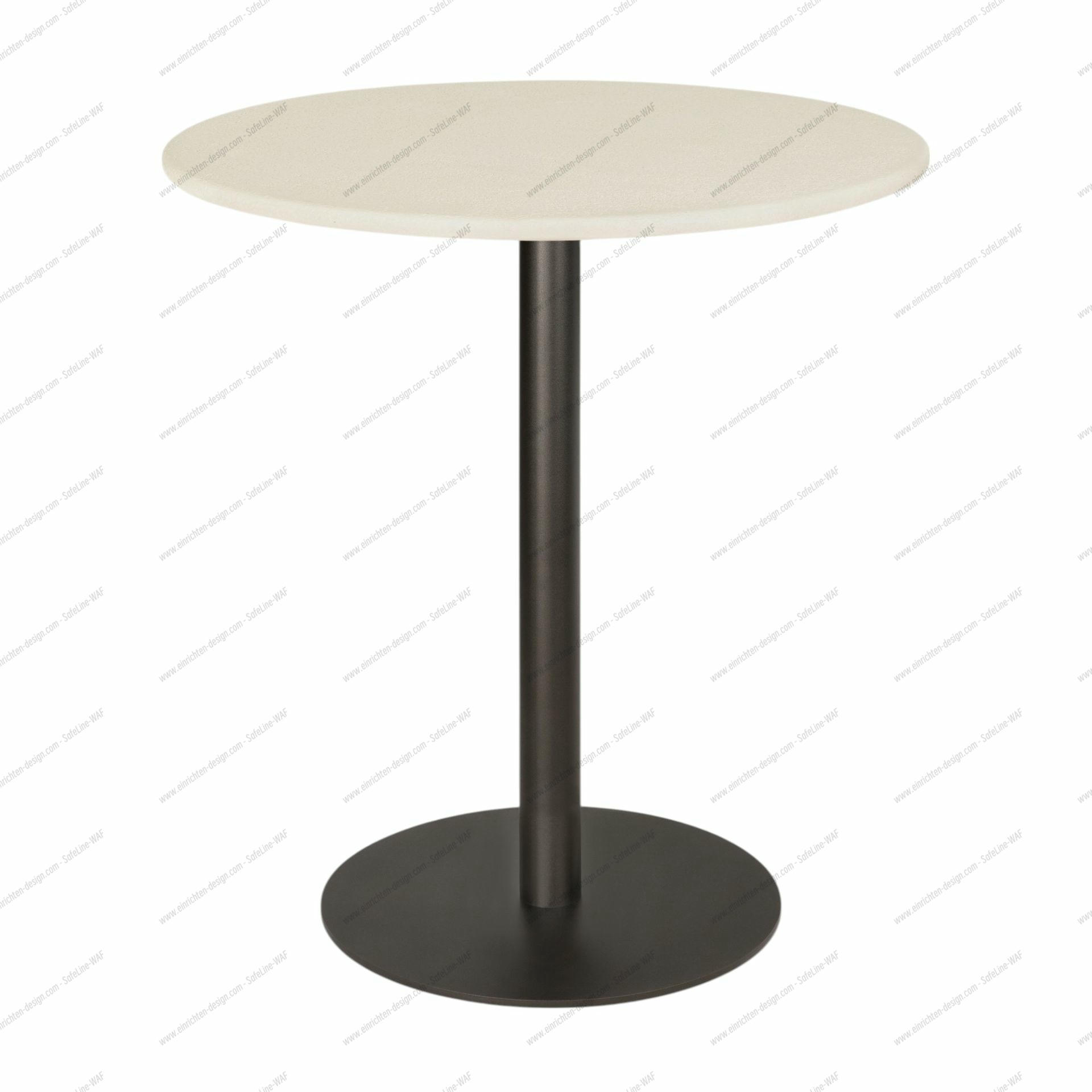 Blend Table Ø70cm Off White - Dark Bronze Ethnicraft