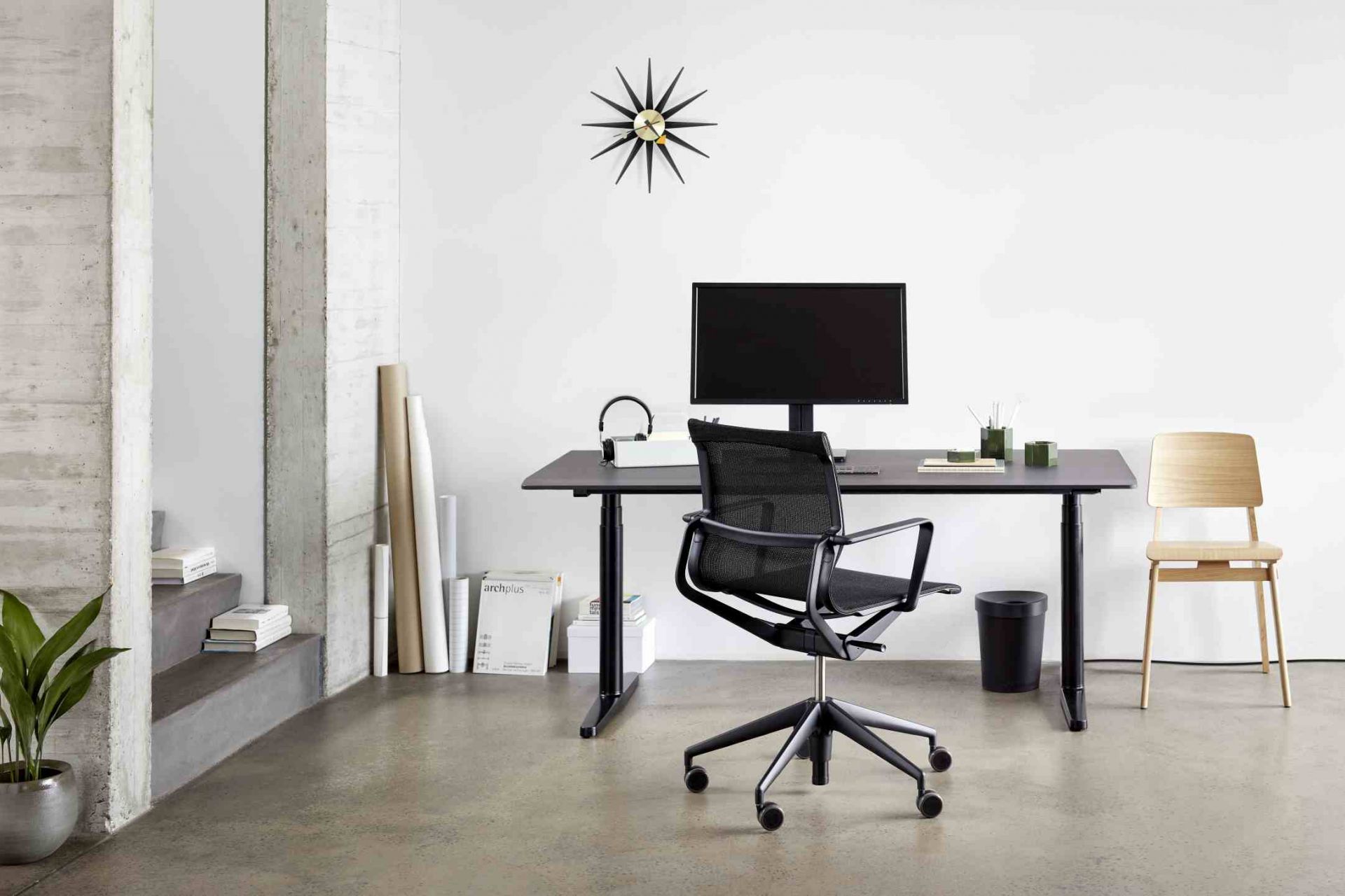 Tyde 2 Sitting and Standing table 140 cm Vitra