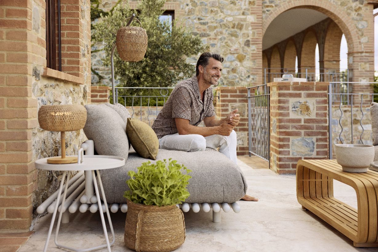STICKS PLATFORM Corner Sofa Large Outdoor Cane-Line