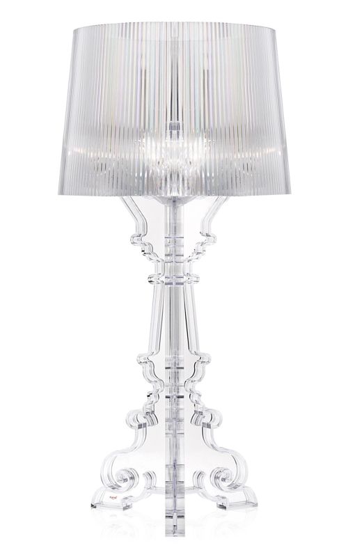 Bourgie Table lamp Crystal clear Dimmable Kartell