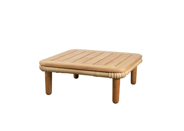 Arch Outdoor Coffee Table with Teak Table Top Cane-Line