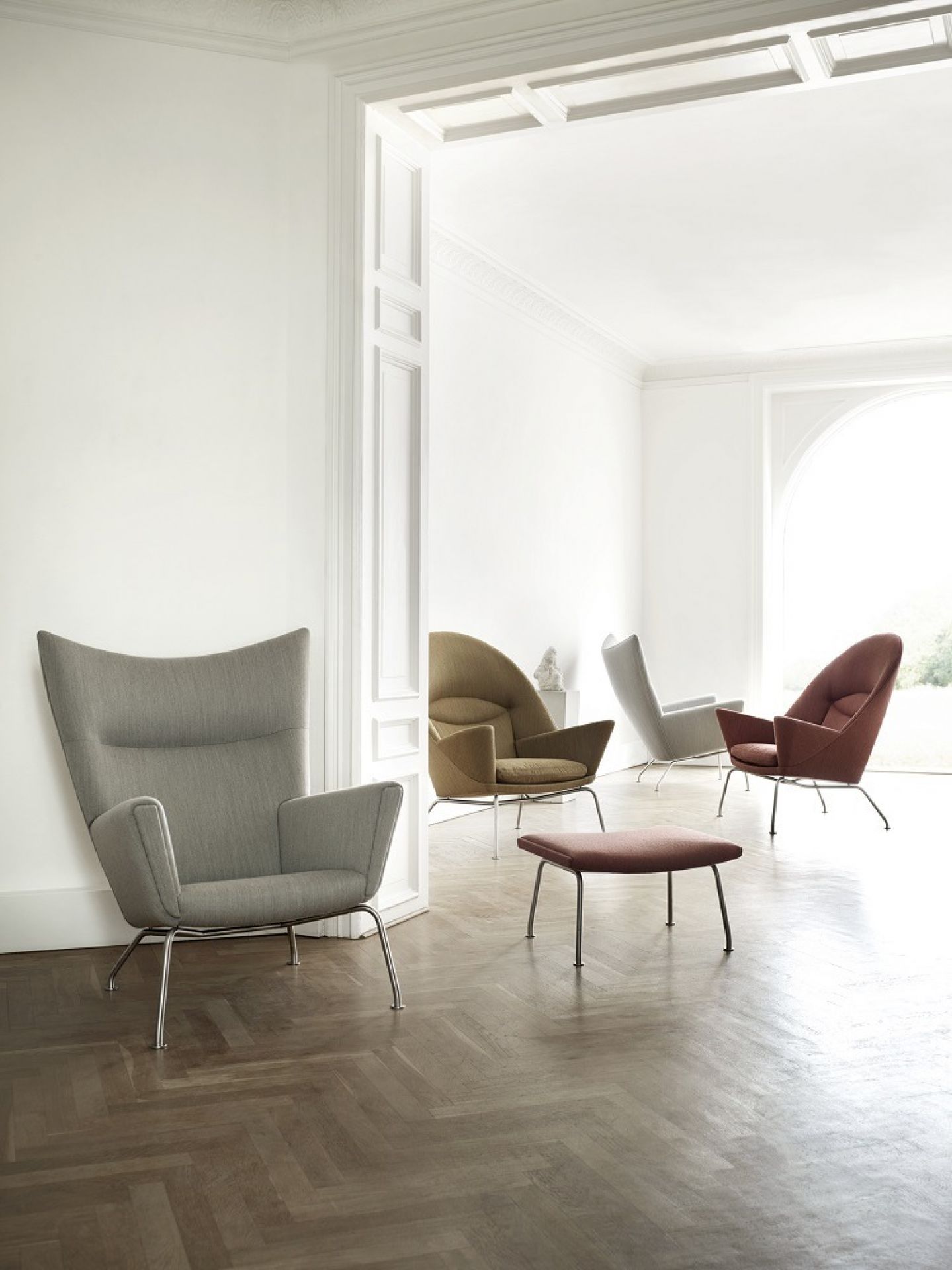 CH445 Wing chair armchair Carl Hansen & Søn Mood 1101