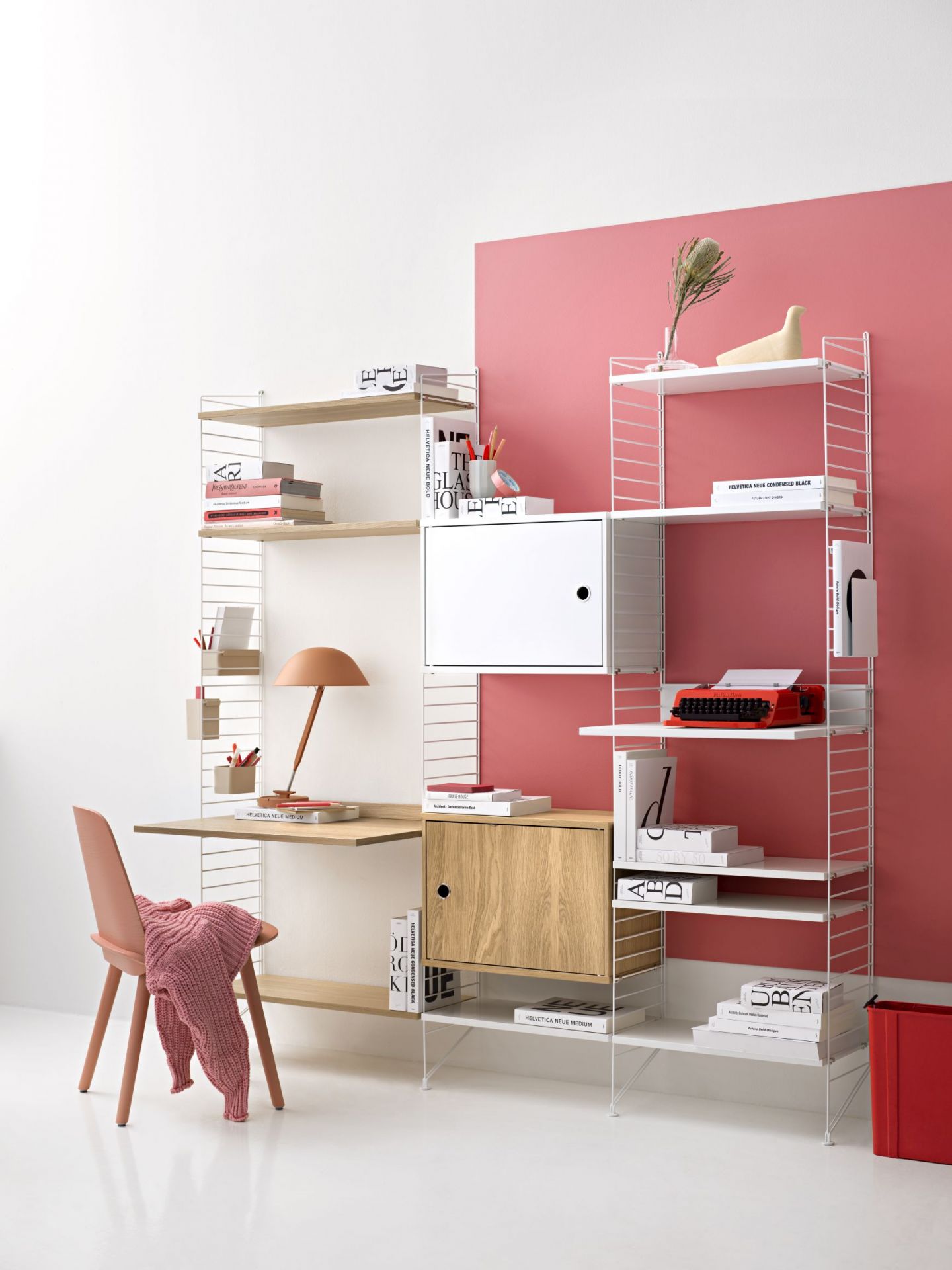 Organizers Storage Boxes String Furniture Beige