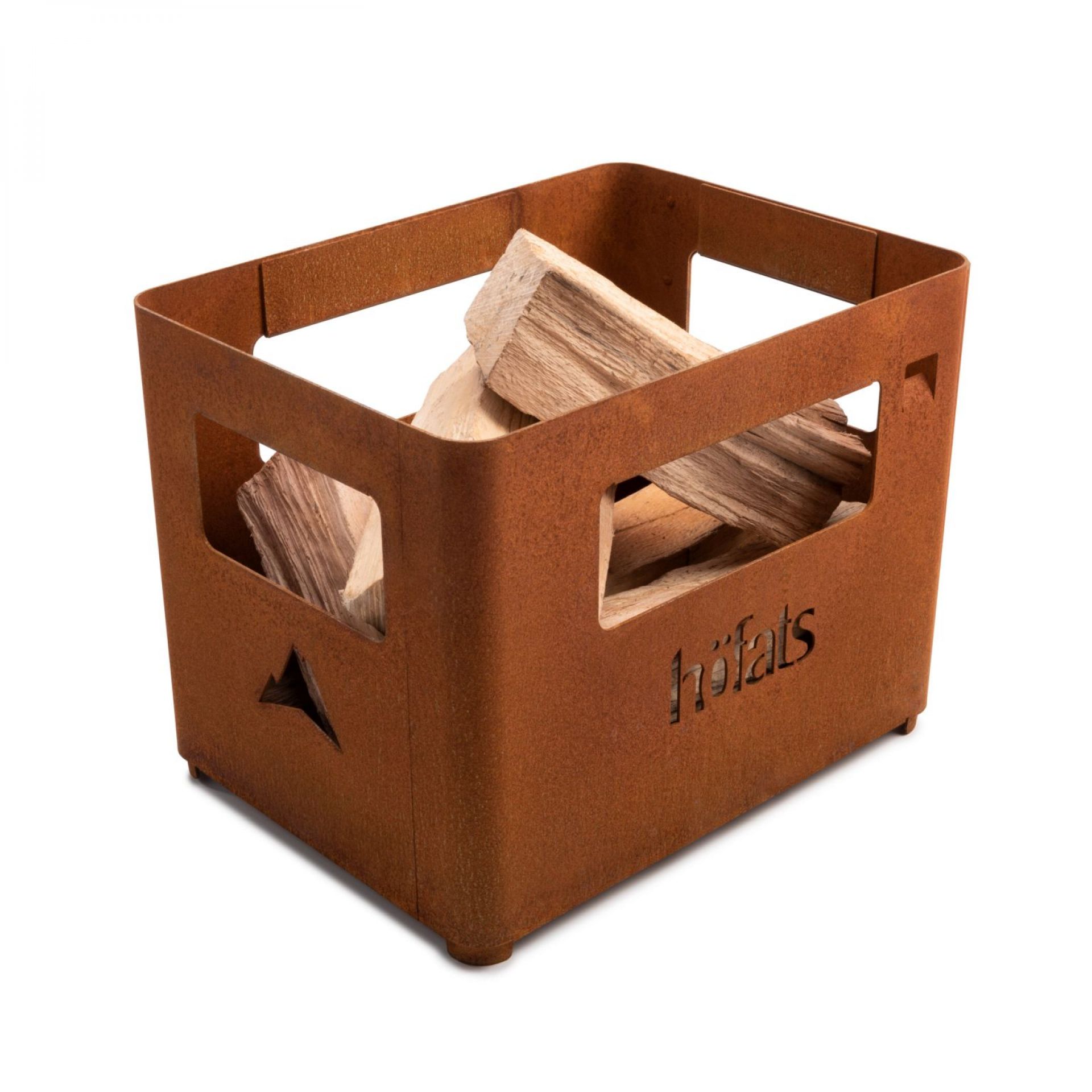 Beer Box fire basket and cup holder rusty höfats SINGLE PIECES