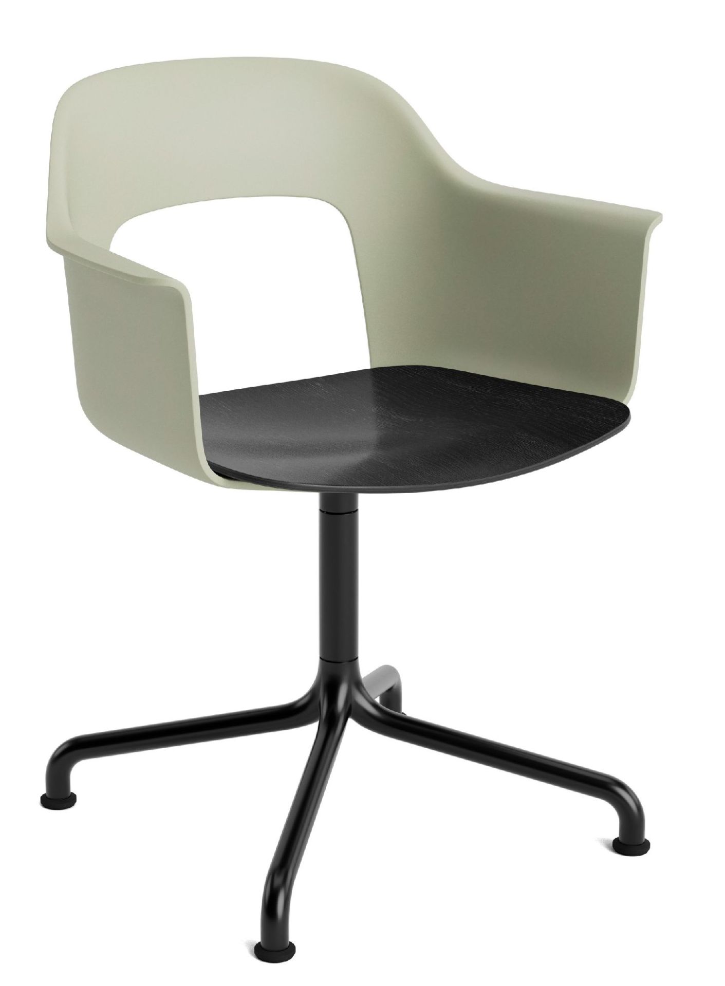 Layout Armchair 252 Armchair 4-star base swivel base with curved base Hay  