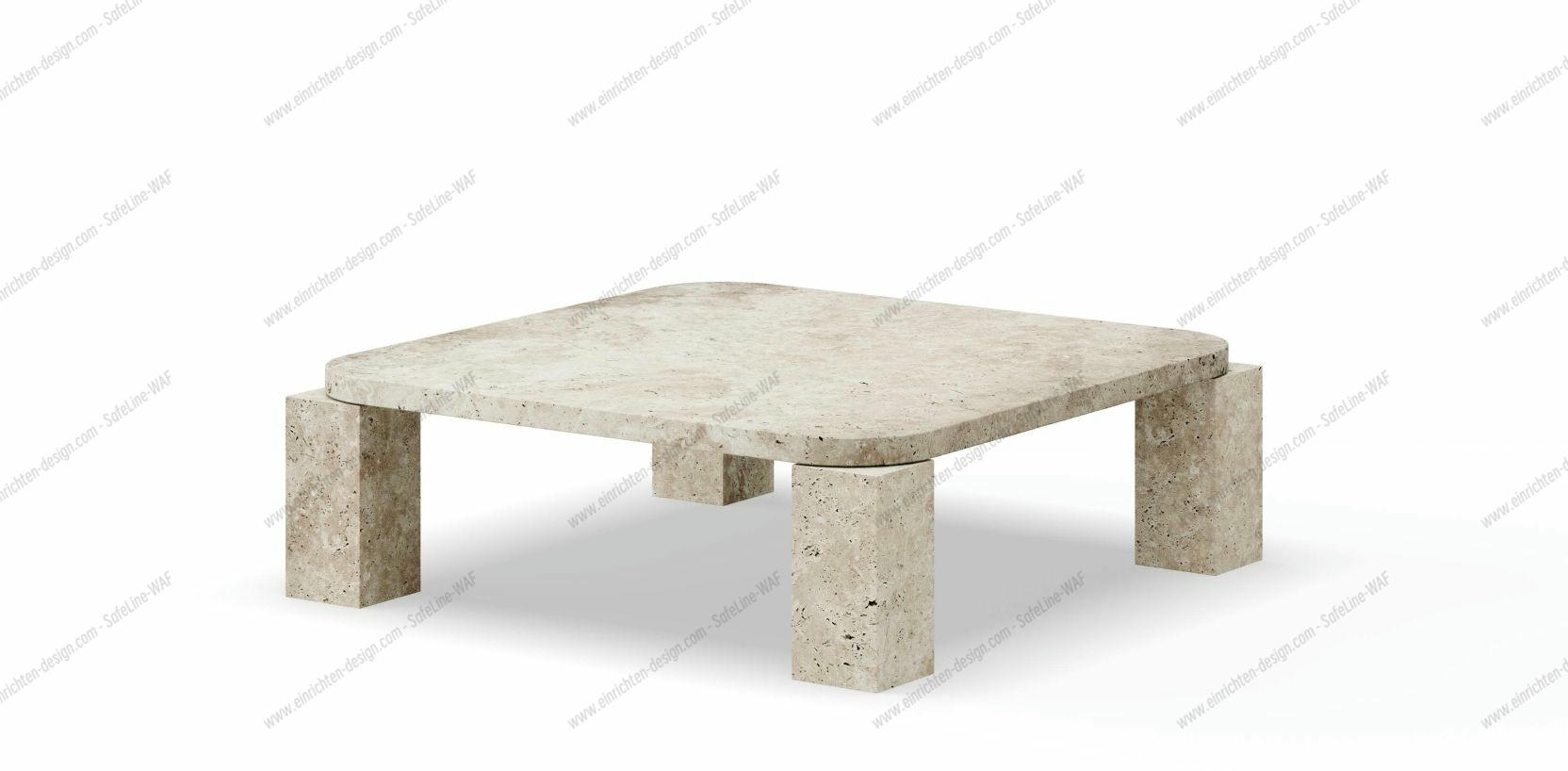 Atlas Coffee Table 820x820  Unfilled Travertine New Works