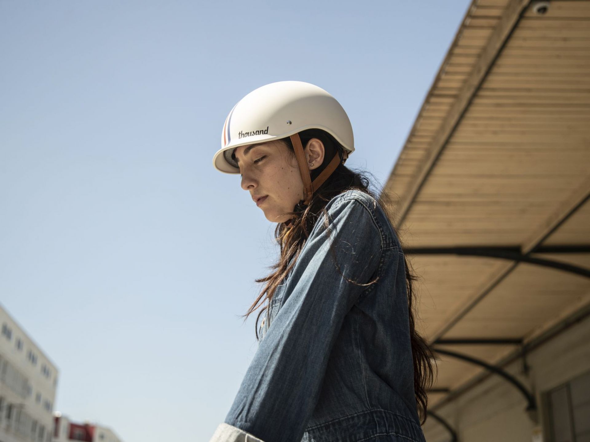 Thousand heritage bike shop helmet arctic grey
