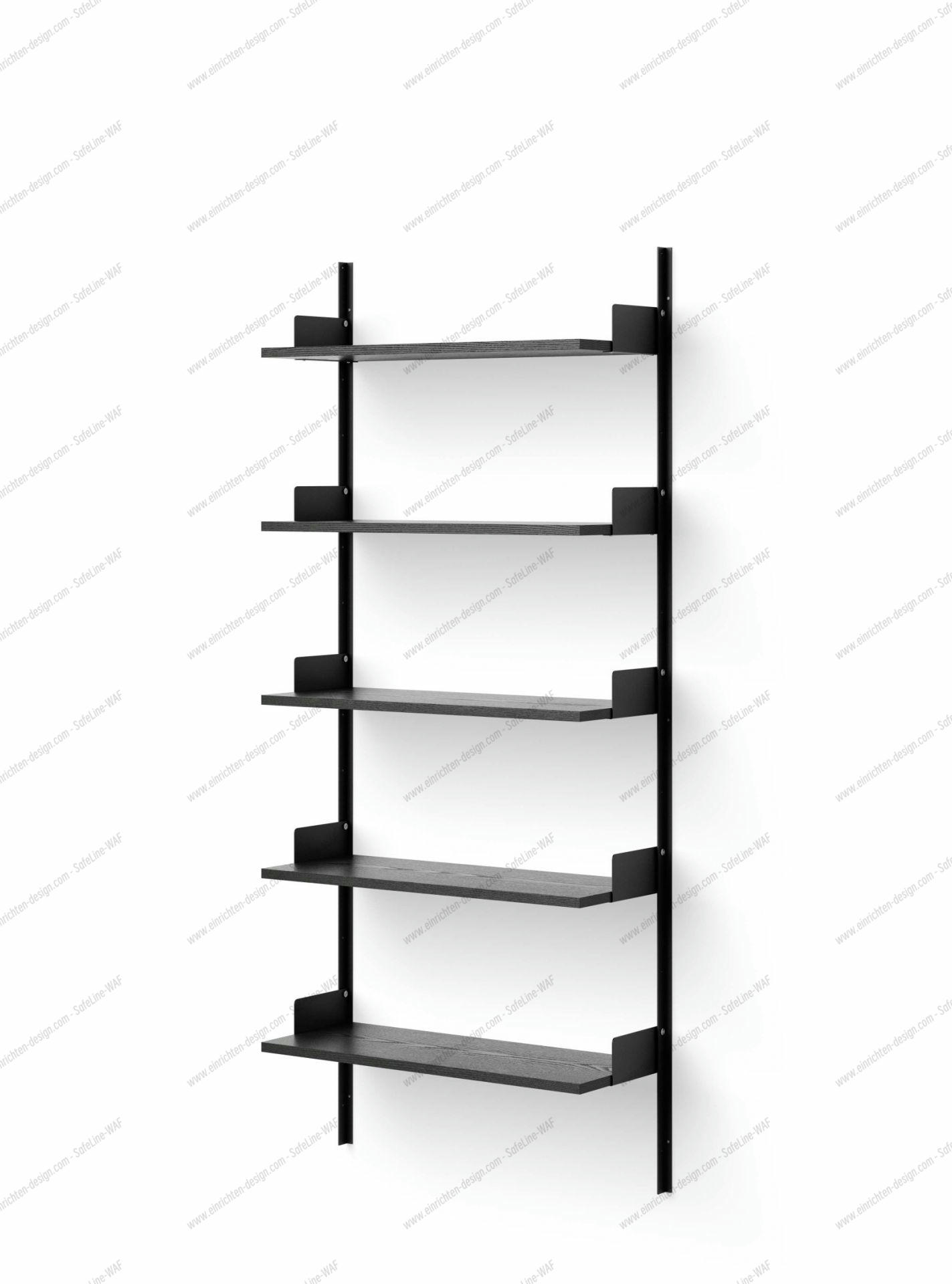 Wall Shelf 1900 Black Ash New Works