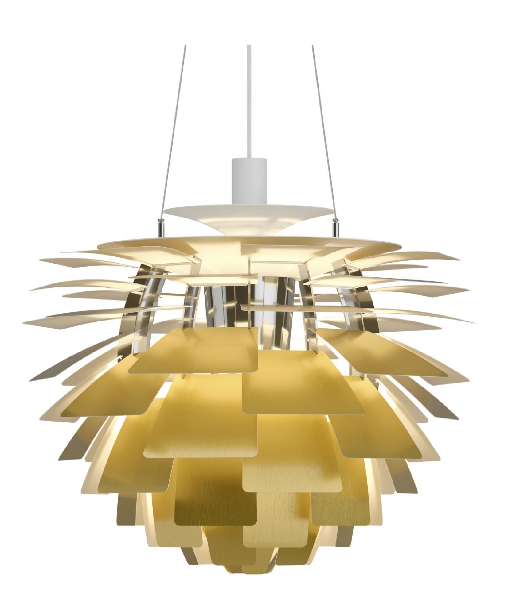 PH Artichoke Pendant lamp Brass or Copper Louis Poulsen
