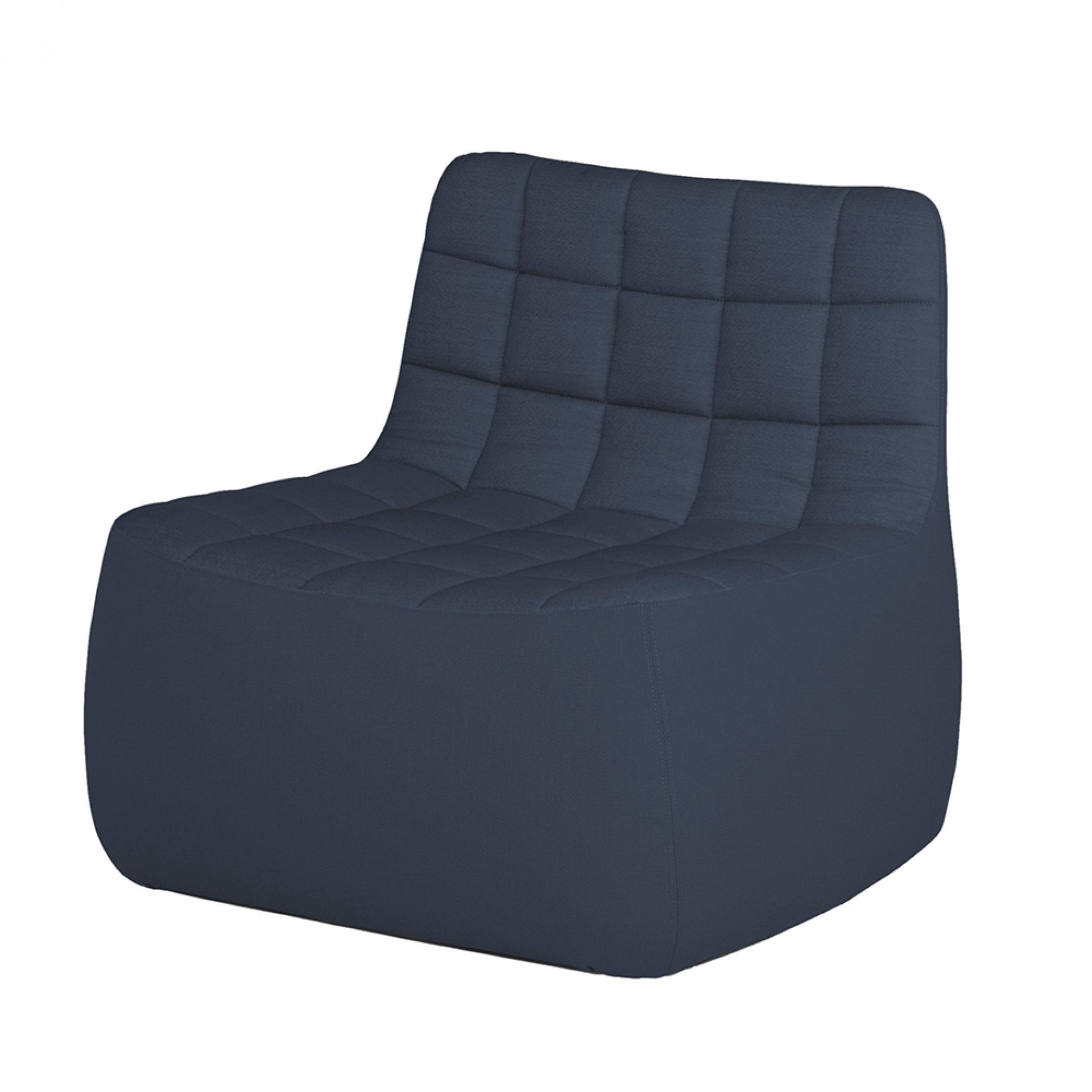Yam chair armchair dark blue Northern