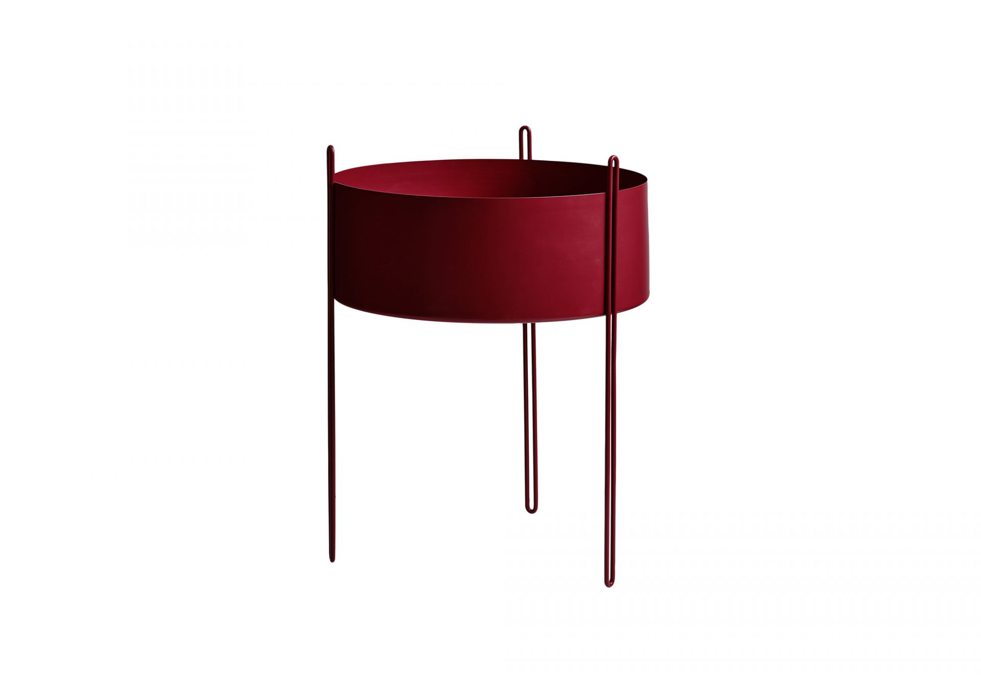 Pidestall Planter Large Taupe Woud