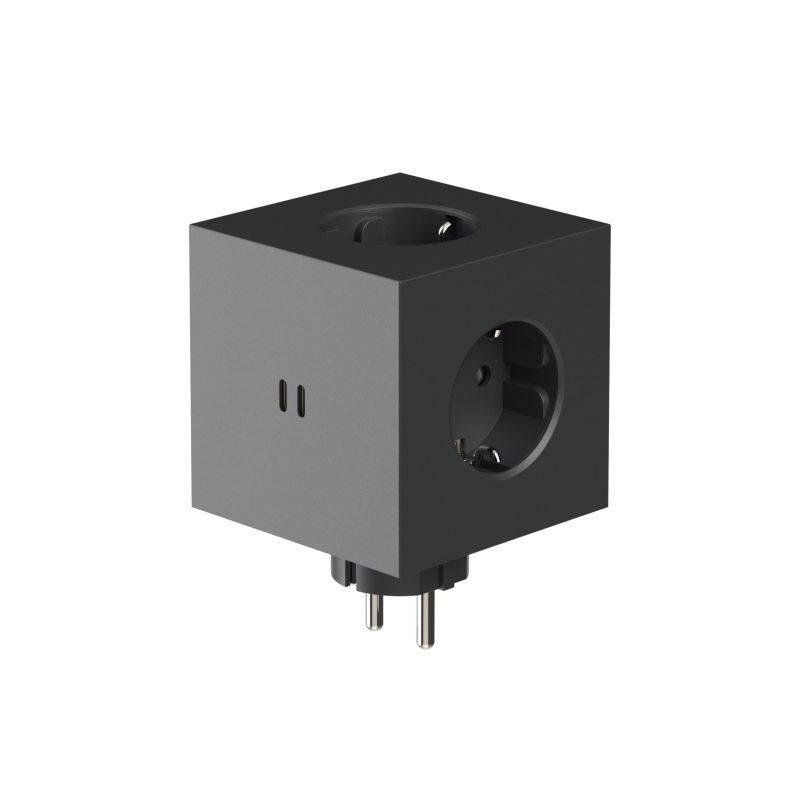 Square 2 - Avolt Socket Cube with USB-C dfp Design 