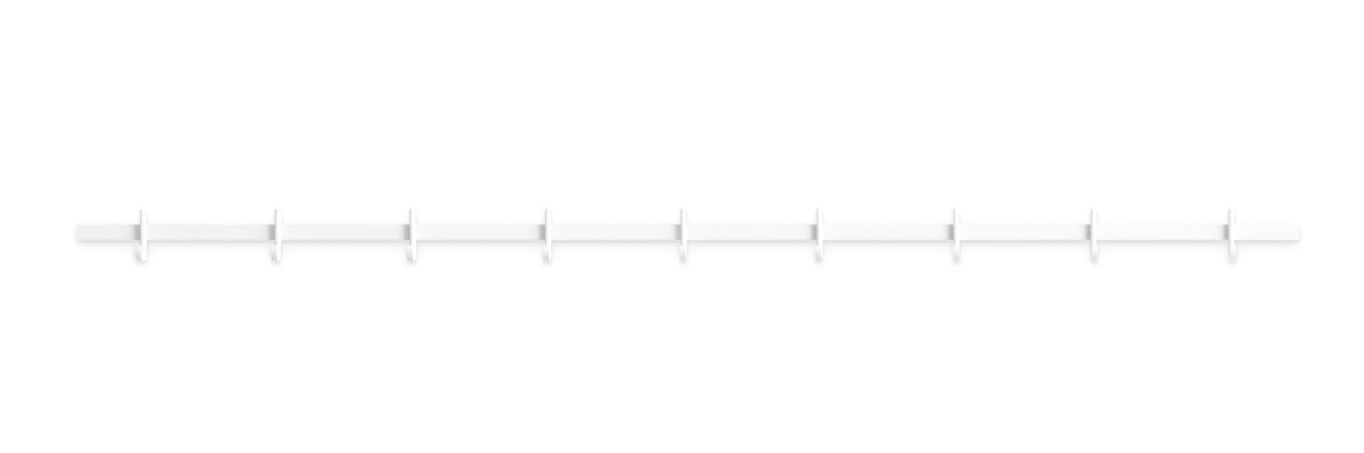 Relief hook rail W123cm white String Furniture