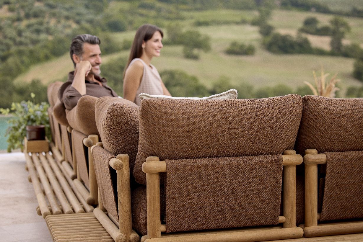 STICKS PLATFORM Corner Sofa Large Outdoor Cane-Line