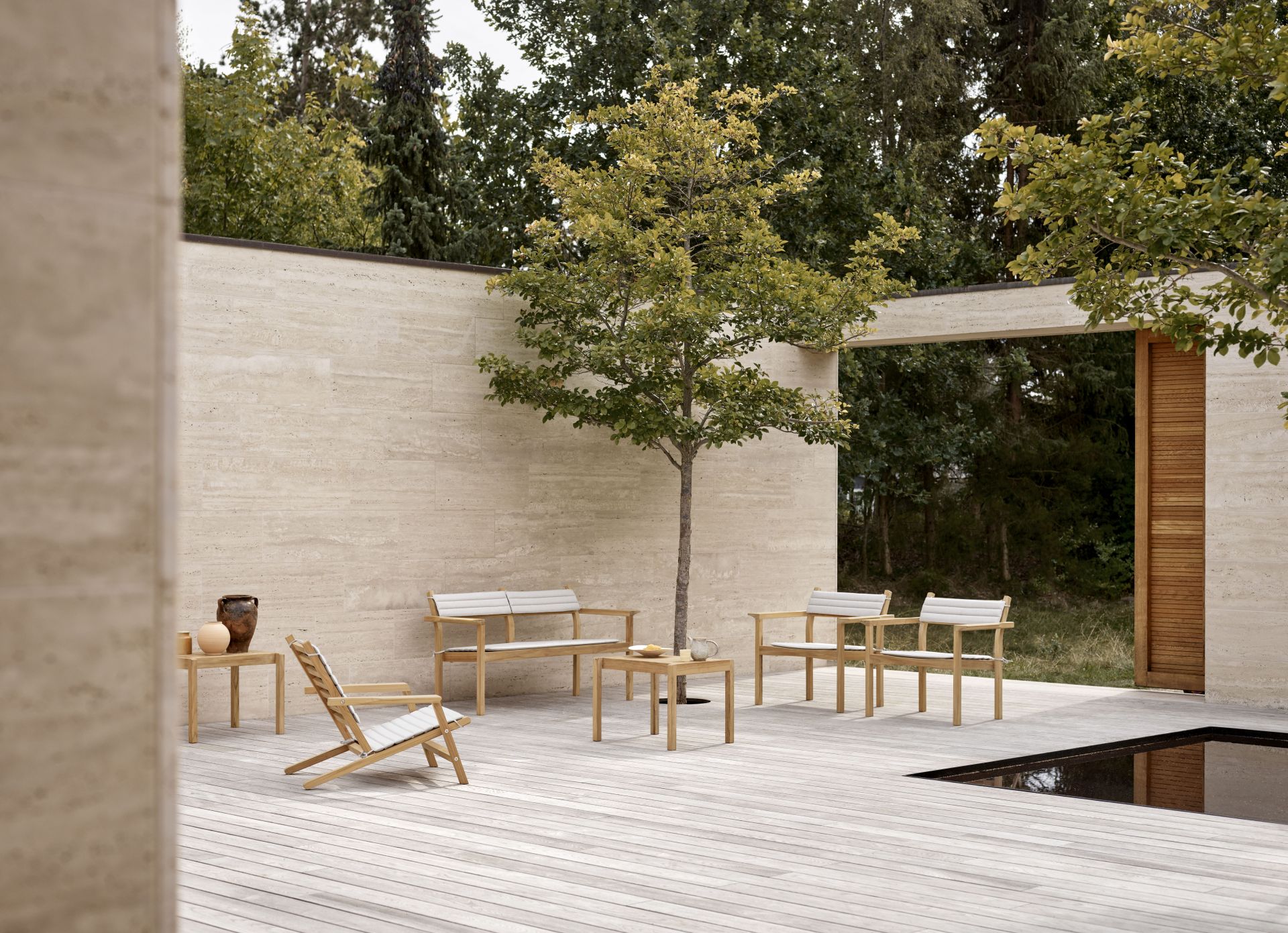 CU AH701B Back Cushion for AH701 Lounge Sofa Outdoor Carl Hansen & Søn