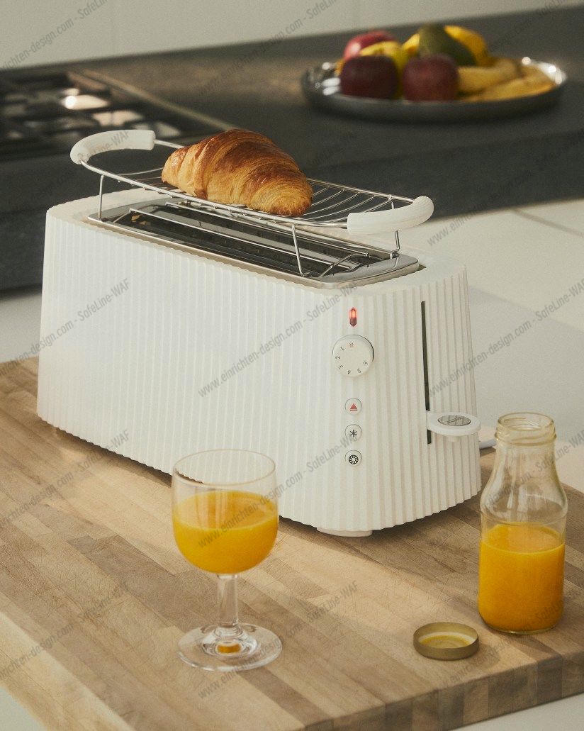 MDL15 Plissé Toaster XXL Alessi White