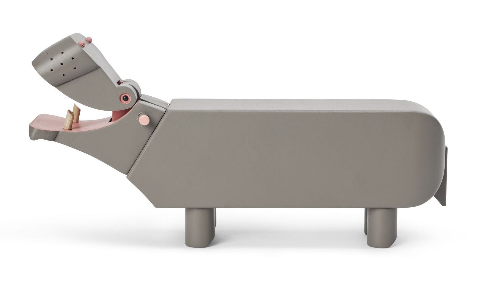 Hippopotamus H9 cm grey Kay Bojesen