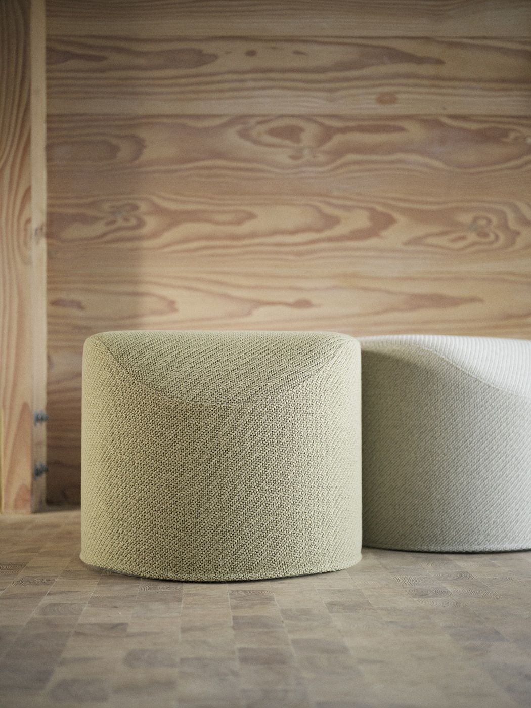 Coral Pouf Stool Softline