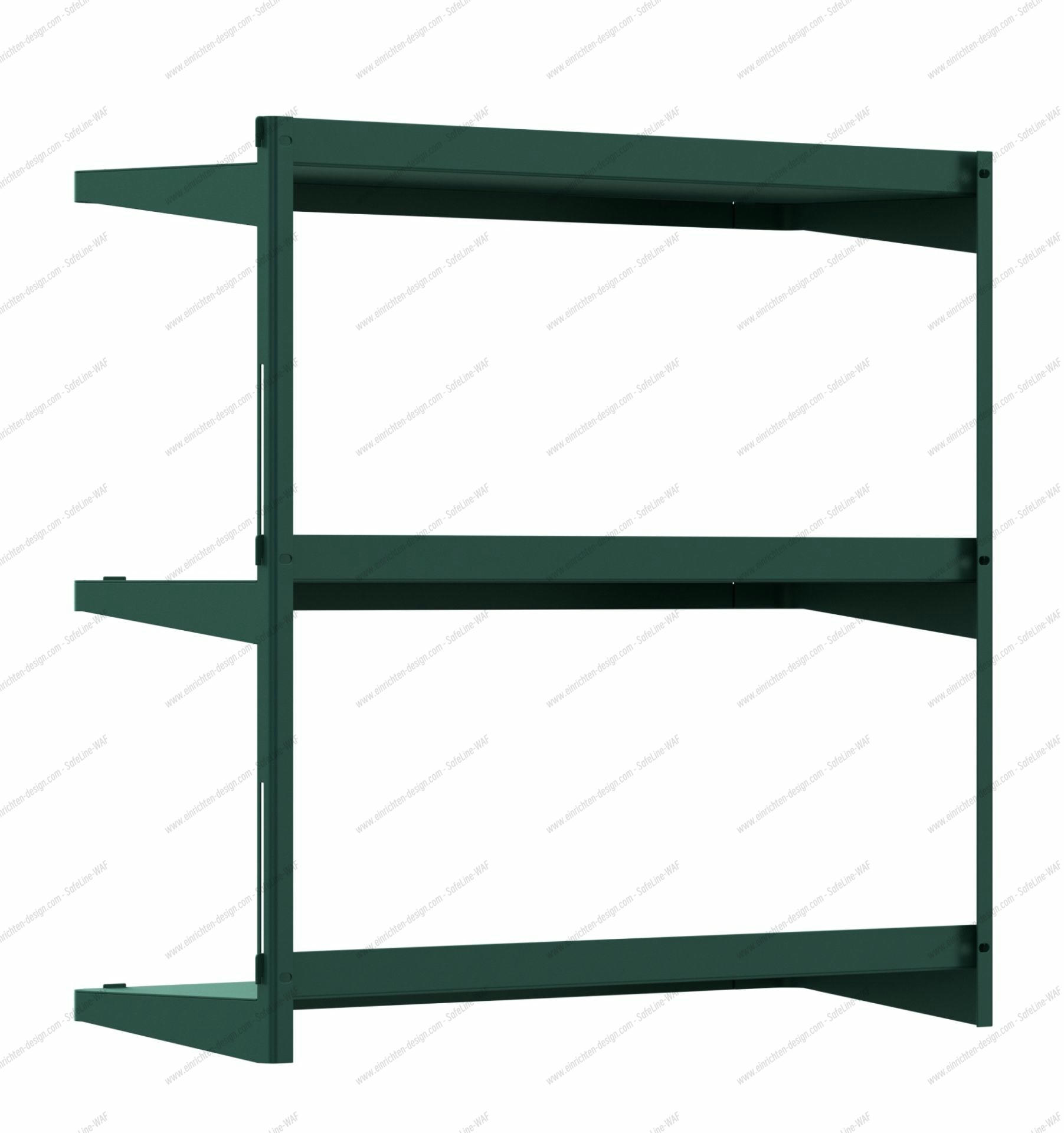 Click wall shelf W 71 x D 21 x H 61 cm / DARK GREEN New Tendency SINGLE PIECES