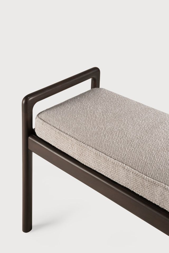 Jack Bench Bench with seat cushion Ivory Ethnicraft