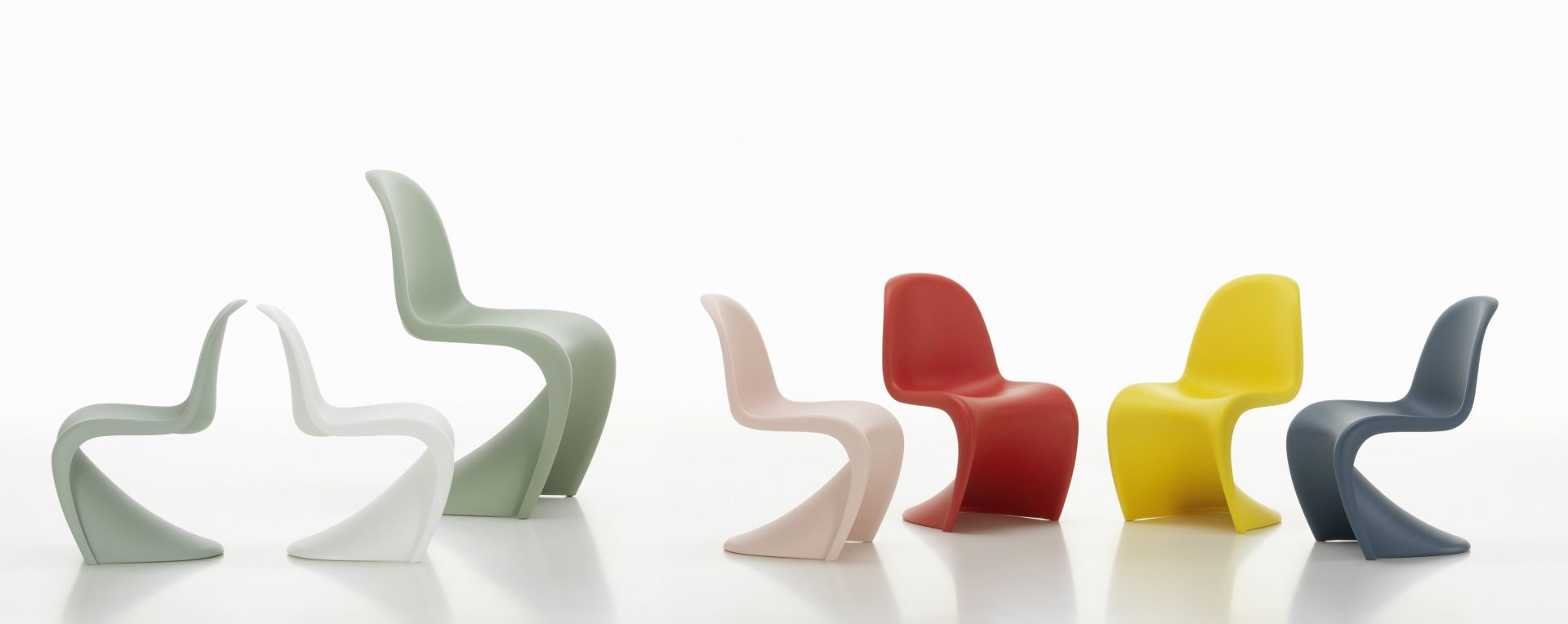 Panton Junior Chair Vitra - QUICK SHIP Soft mint