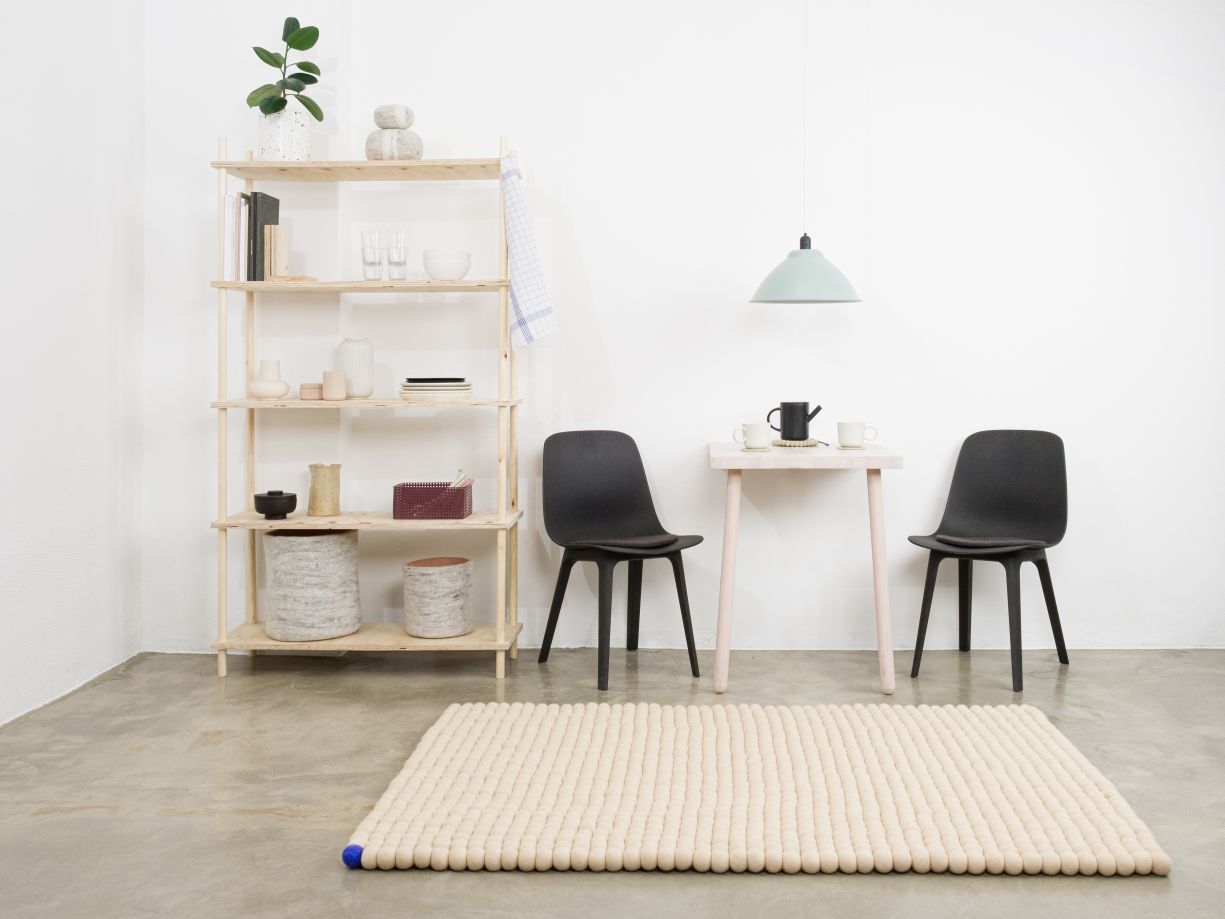Big One Rectangular Felt carpet 180 x 260 cm myfelt