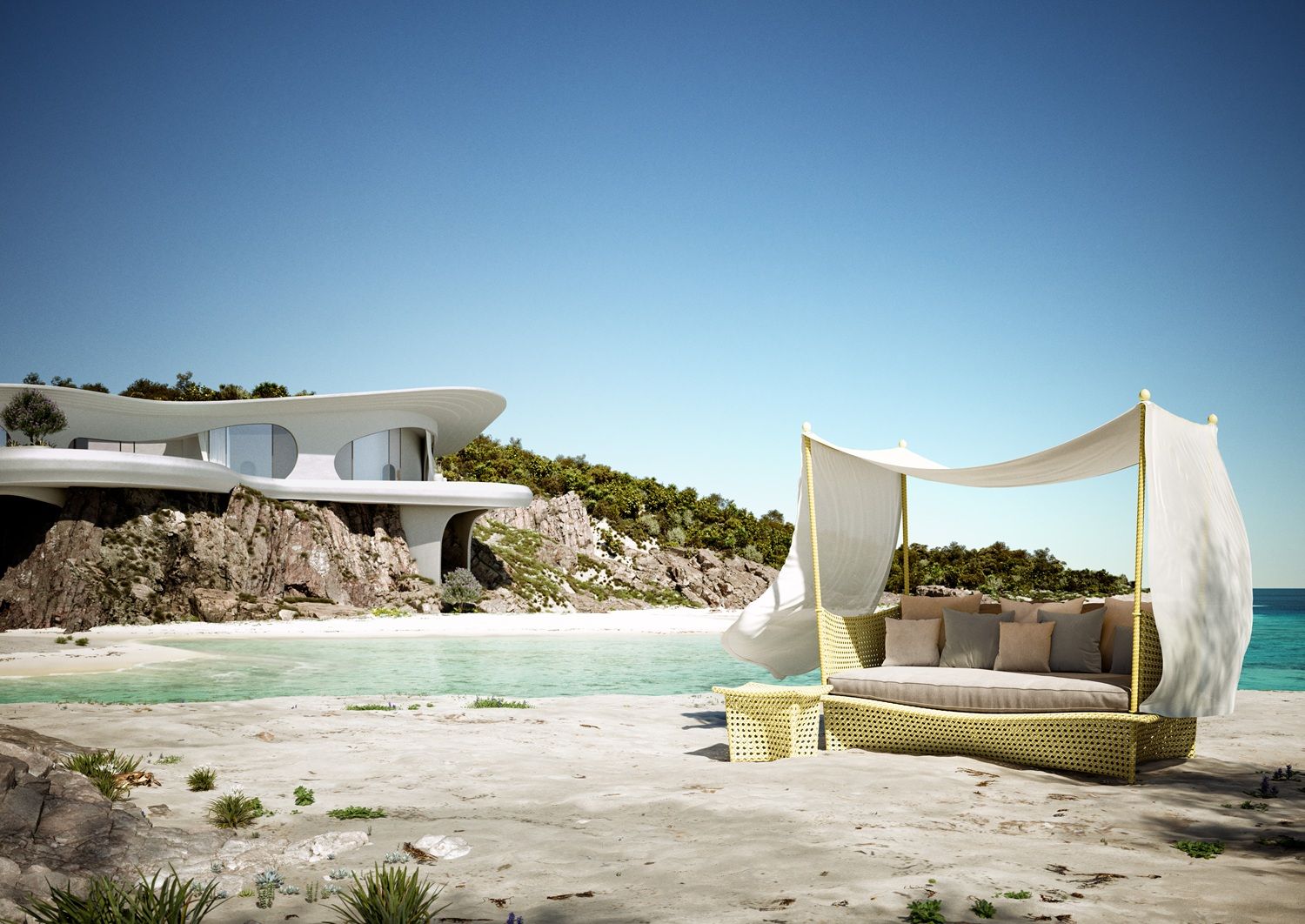 Daydream Daybed with Cushion Dedon