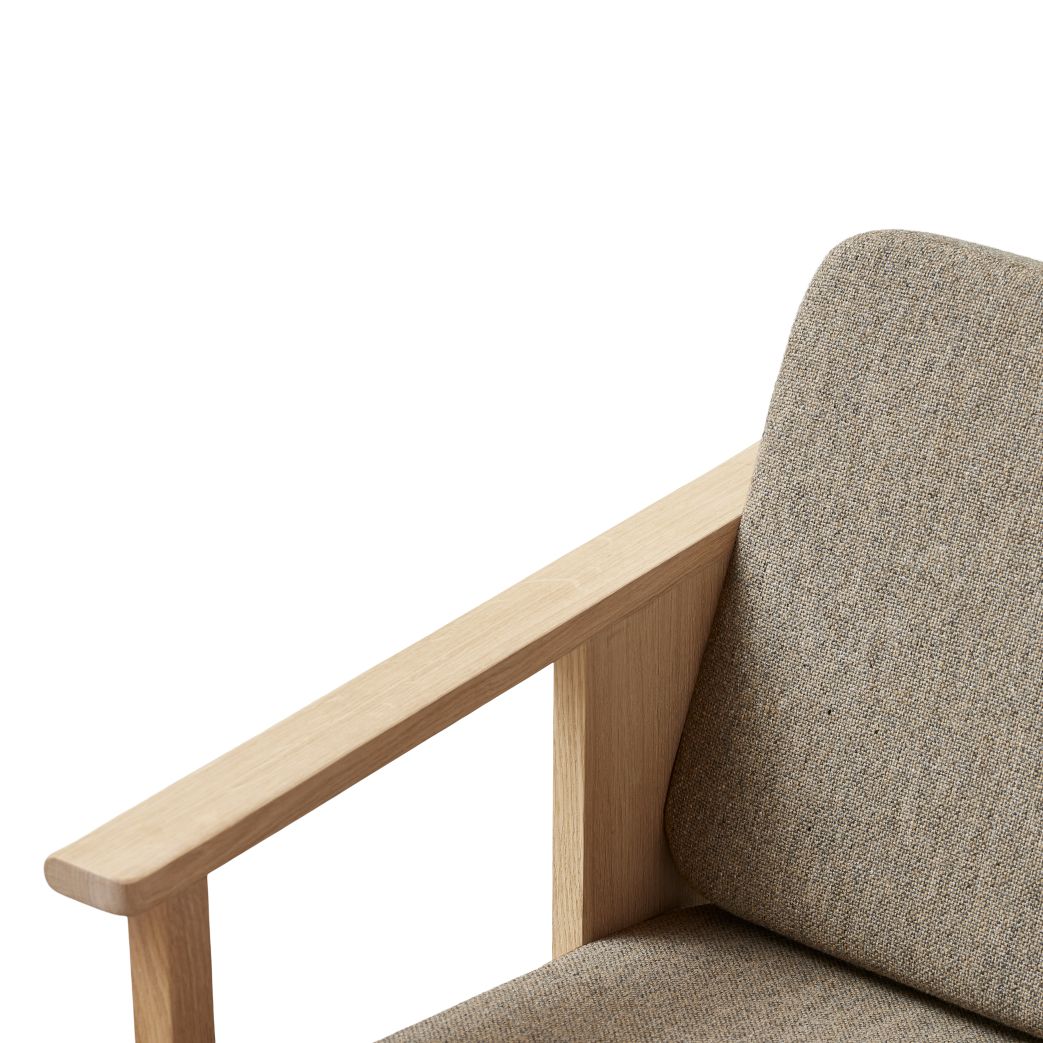Block Lounge Chair Armchair Cover Hallingdal Form & Refine White Oak