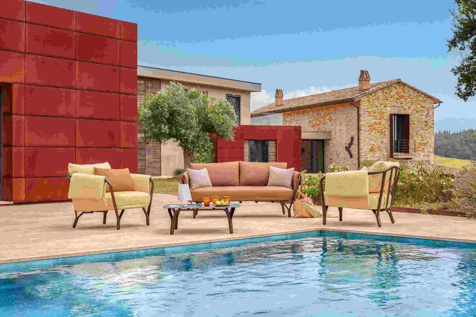 Angel Lounge Chair Armchair Outdoor Emu