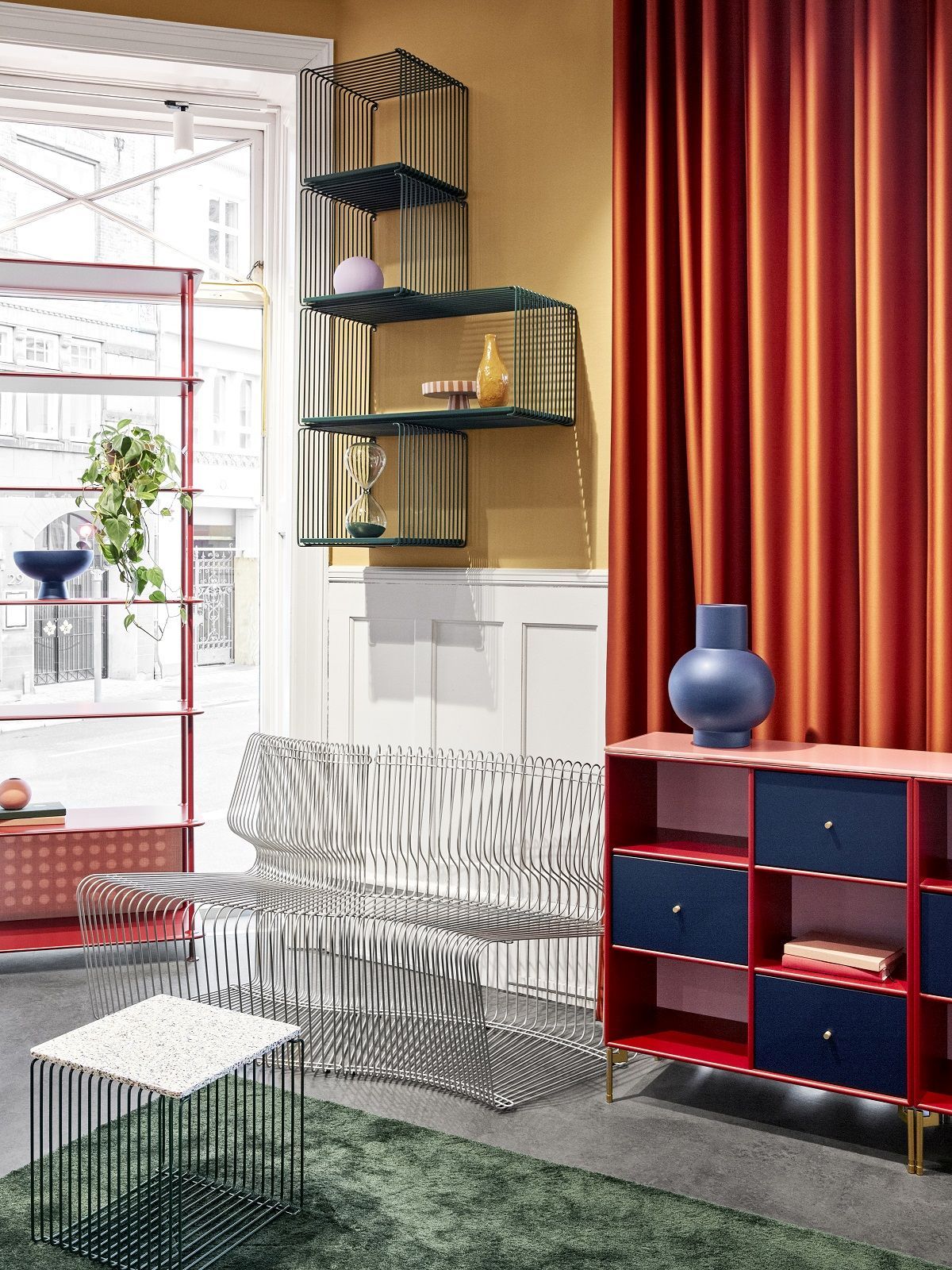 Panton Wire Cube Single Shelf  Montana