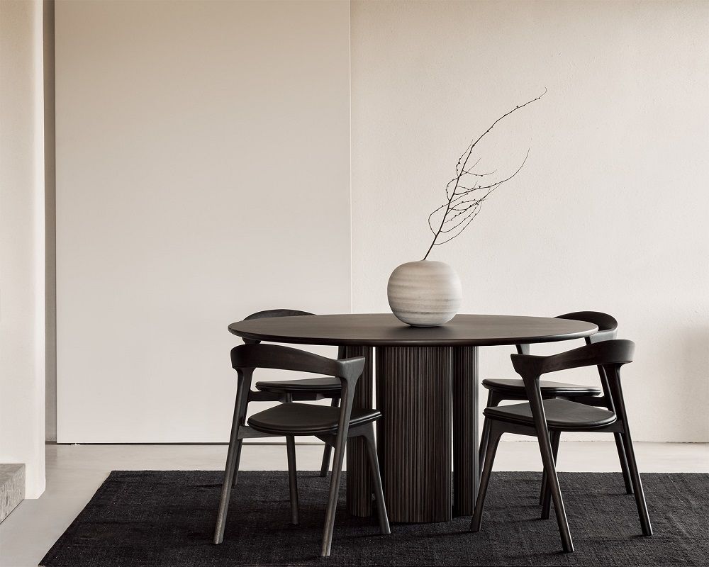 Bok Chair Oak brown / Leather brown Ethnicraft 